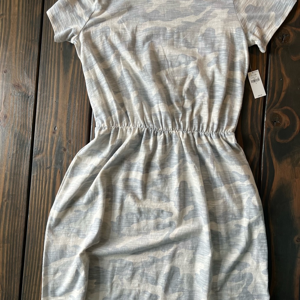 Old Navy Gray Camo Mini Dress